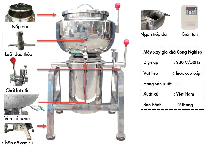 Máy Xay Giò Chả